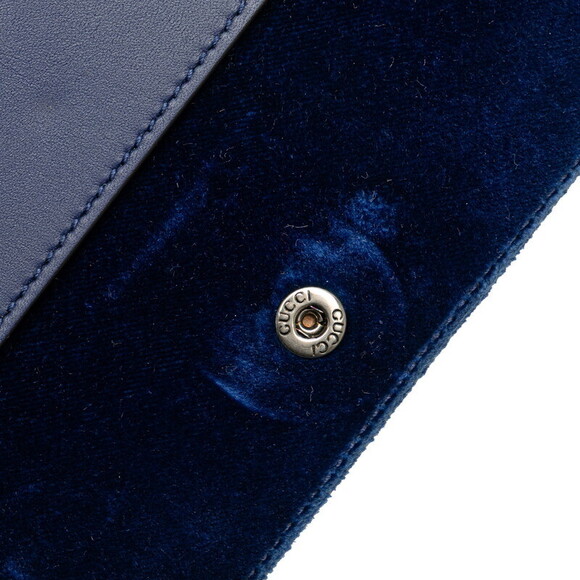 Gucci Dionysus Chain Crossbody Shoulder Bag Blue Velvet - Picture 9 of 9